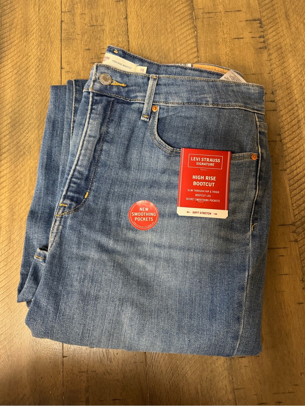 Levi's Signature High Rise Bootcut Jeans - Medium Blue Wash
